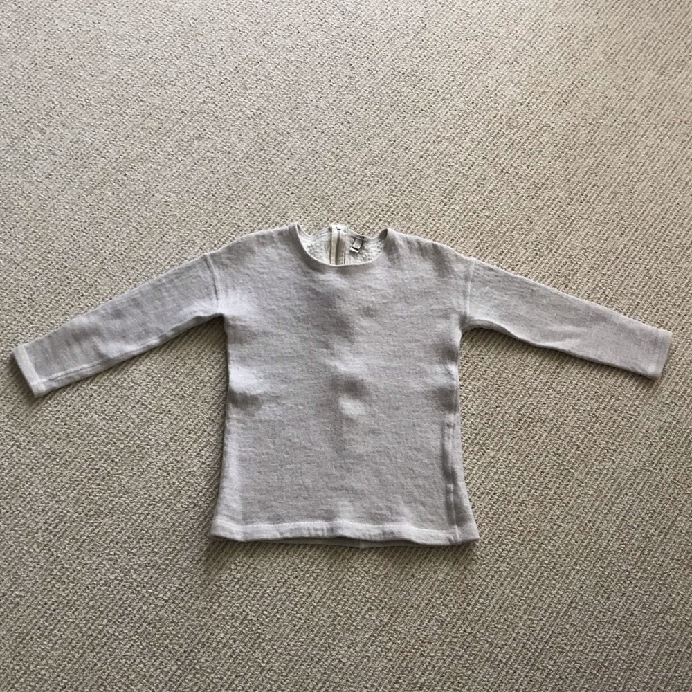 J.Crew Wool Sweater XXS grey/tan